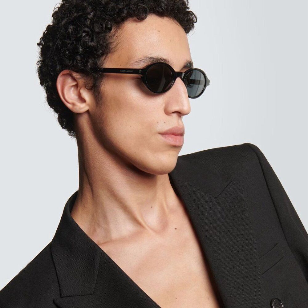 Saint Laurent Women Sunglasses Black Oval SL751 JEANNE 001 BRAND NEW - Picture 7 of 17